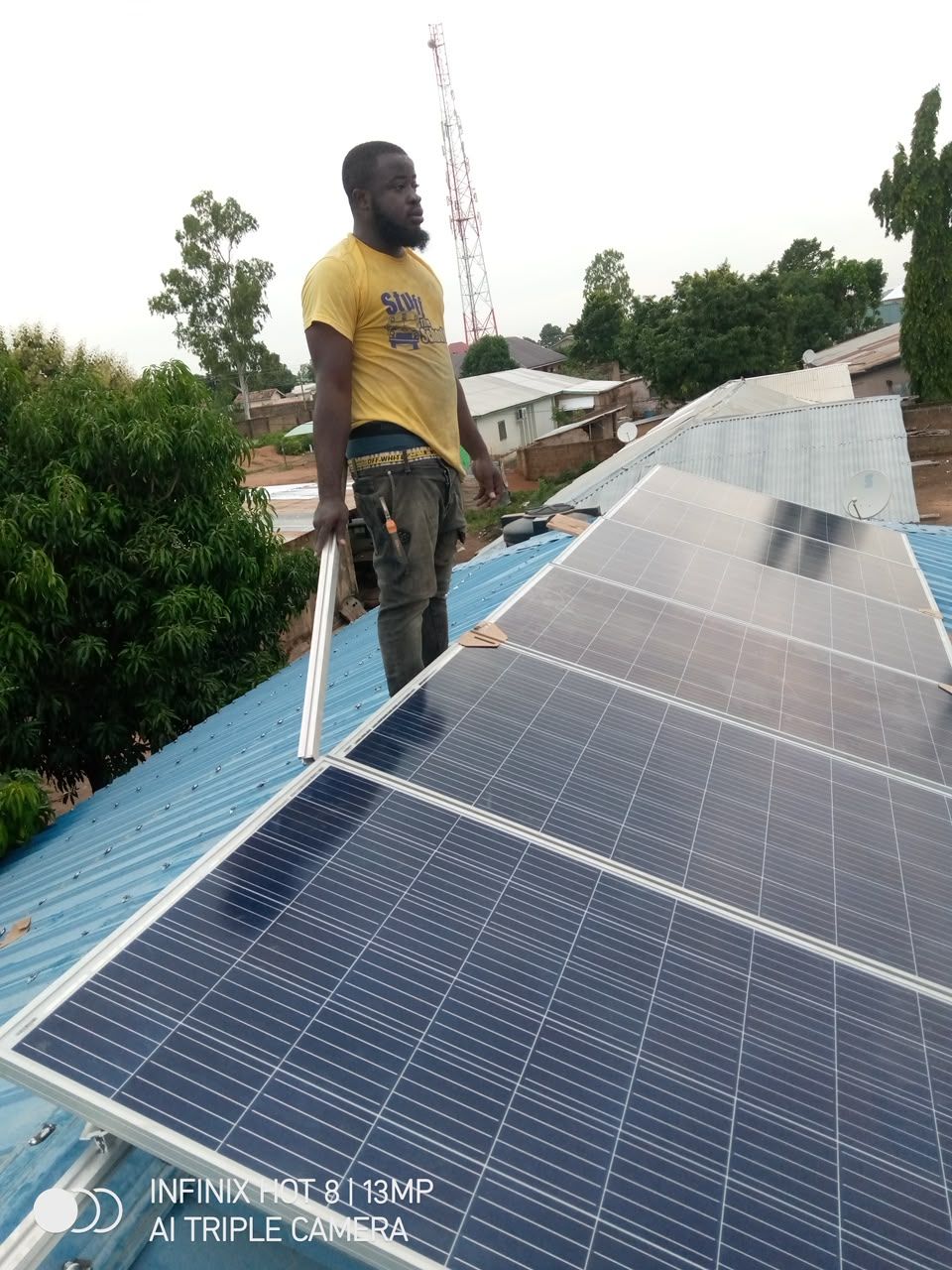 Solar borehole installation at Wa Naa’s Palace